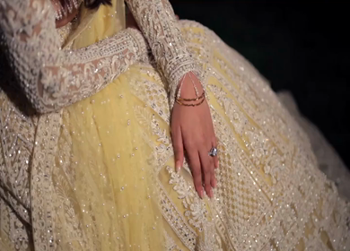 Shot of a beautiful Indian Bride posing for her wedding shoot in India