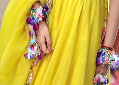 Shot of an Indian Bride ready for her function at her Indian Wedding 