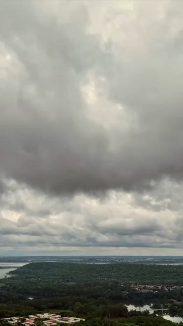 Vertical Aerial Hyperlapse of Bhopal City, Lakes and Urban Landscape, India