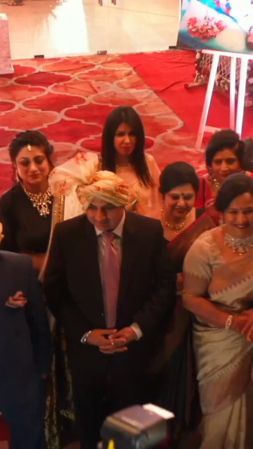 09th Feb 2026 : Vertical Aerial Top-Down Shot of Indian Wedding Baraat Celebration