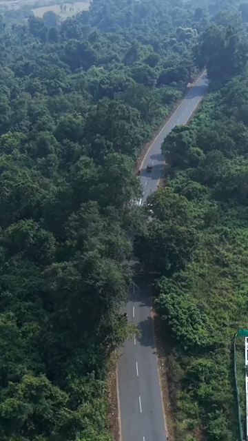 Vertical Aerial View of Araku Valley Andhra Pradesh India