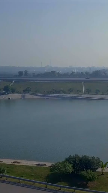Vertical Aerial View of Buddh International Circuit Racing Arena Greater Noida India