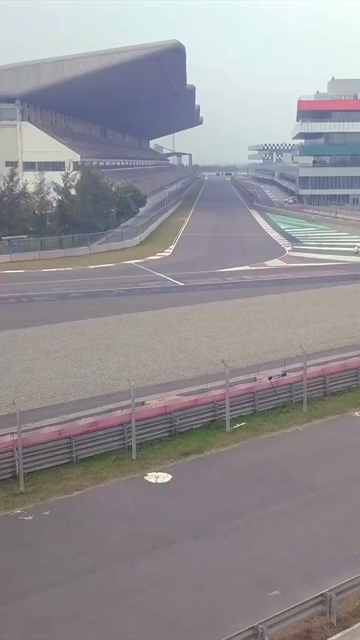 Vertical Aerial View of Buddh International Circuit Racing Arena Greater Noida India
