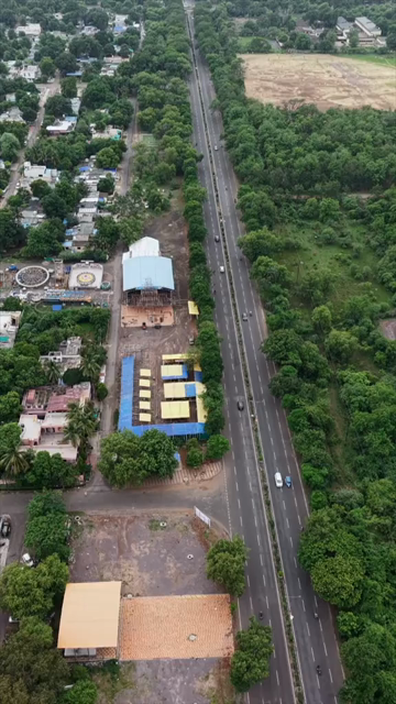 Vertical Aerial View of Bhilai Steel Plant Chhattisgarh India