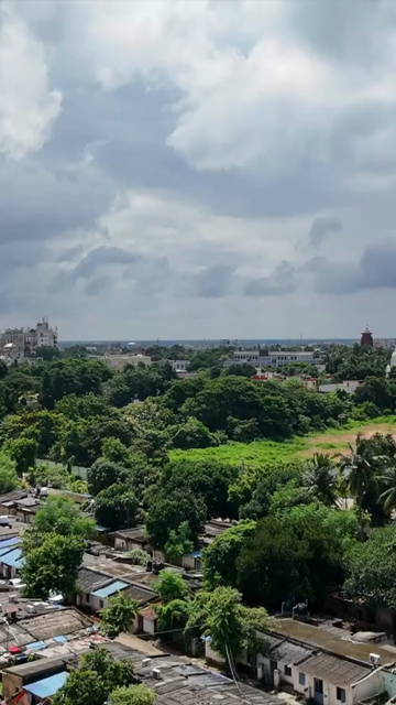 Vertical Aerial View of Bhubaneswar City, Odisha, India