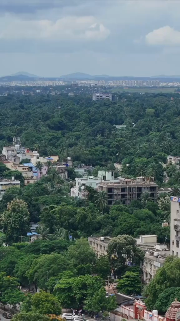 Vertical Aerial View of Bhubaneswar City, Odisha, India