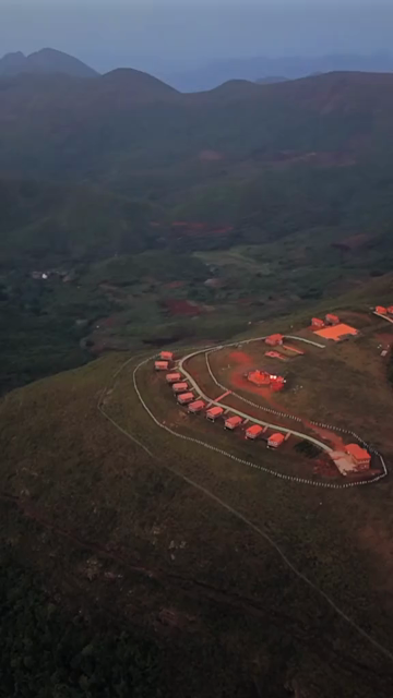 Vertical Aerial View of Deomali Peak, Koraput, Odisha, India