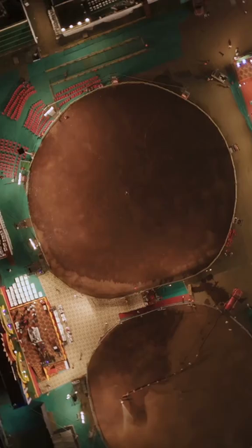 Vertical Aerial View of Garba Festival Ground in Bhopal, India