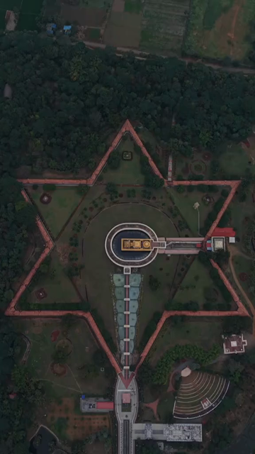 Vertical Aerial View of Sri Lakshmi Narayani Golden Temple in Vellore Tamil Nadu