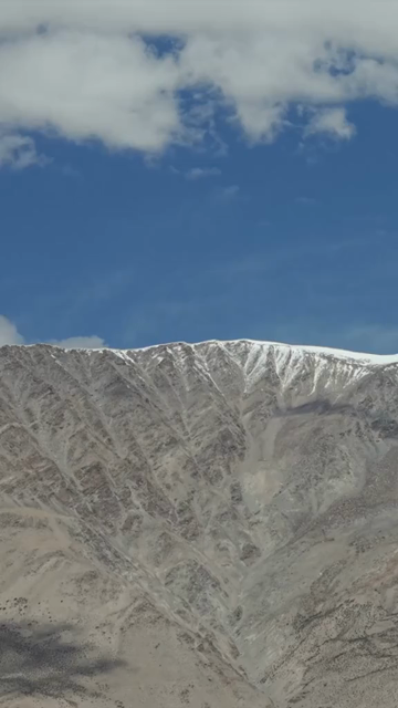 Vertical Aerial View of High Altitude Mountain Road in Ladakh India