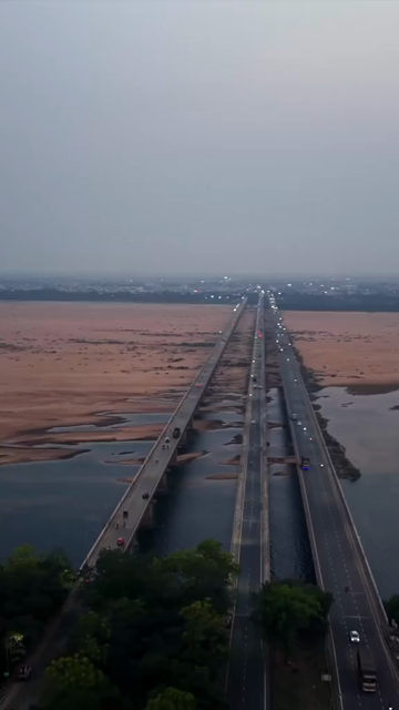Vertical Aerial View of Highway Infrastructure in Cuttack, Odisha, India
