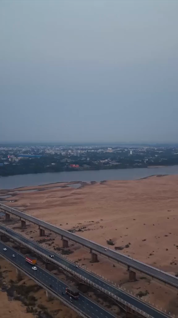 Vertical Aerial View of Highway Infrastructure in Cuttack, Odisha, India