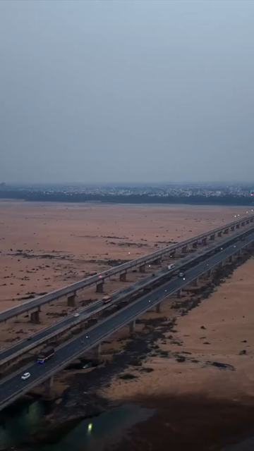 Vertical Aerial View of Highway Infrastructure in Cuttack, Odisha, India
