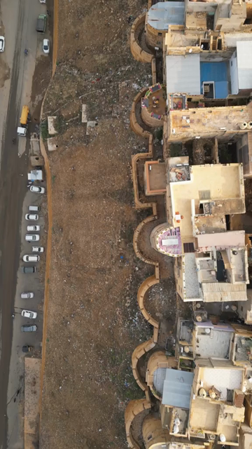 Vertical Aerial View of Historic Jaisalmer Fort, Rajasthan, India