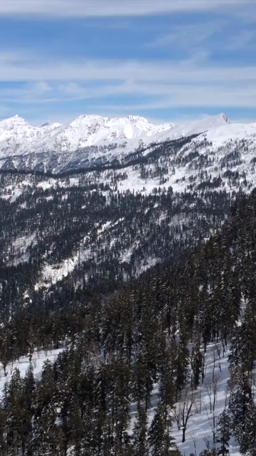 Vertical Aerial View of Kedarkantha Trek Snow Camp and Himalayan Mountains Uttarakhand