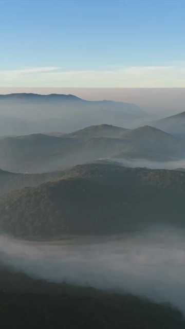 Vertical Aerial View of Lambasingi Viewpoint, Andhra Pradesh, India