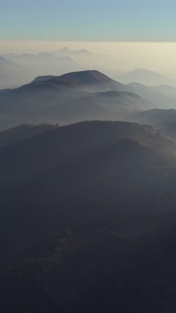 Vertical Aerial View of Lambasingi Viewpoint, Andhra Pradesh, India