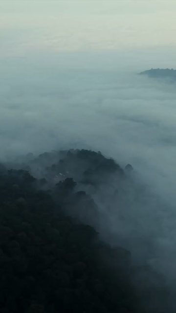 Vertical Aerial View of Lambasingi Viewpoint, Andhra Pradesh, India
