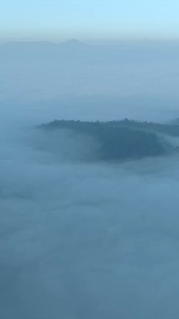 Vertical Aerial View of Lambasingi Viewpoint, Andhra Pradesh, India