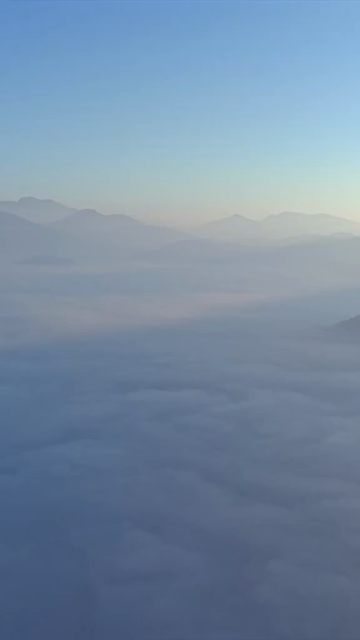 Vertical Aerial View of Lambasingi Viewpoint, Andhra Pradesh, India