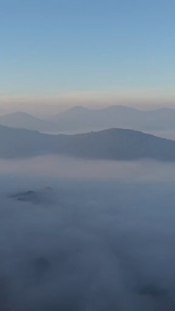 Vertical Aerial View of Lambasingi Viewpoint, Andhra Pradesh, India