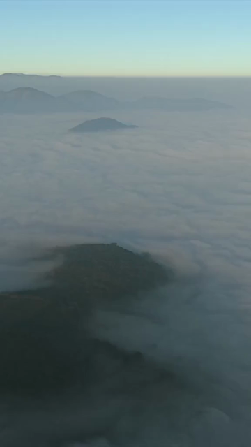 Vertical Aerial View of Lambasingi Viewpoint, Andhra Pradesh, India
