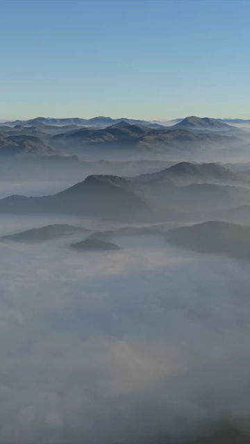 Vertical Aerial View of Lambasingi Viewpoint, Andhra Pradesh, India