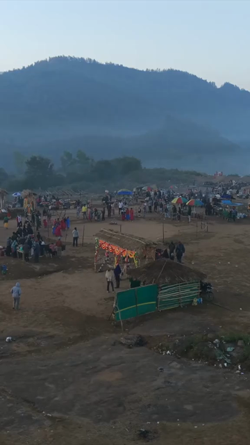 Vertical Aerial View of Madagada Viewpoint, Araku Valley, Andhra Pradesh