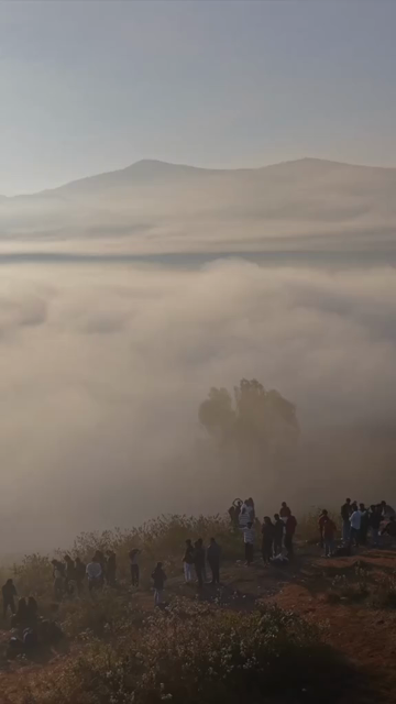 Vertical Aerial View of Madagada Viewpoint, Araku Valley, Andhra Pradesh