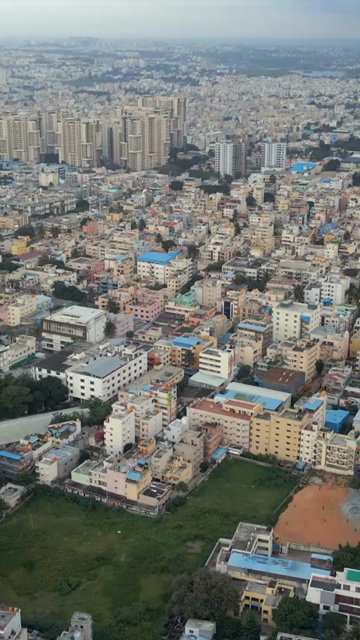 Vertical Aerial View of Madiwala Bangalore Karnataka India