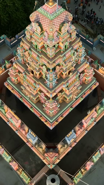 Vertical Aerial View of Maha Kumbh Mela 2025 in Prayagraj, India