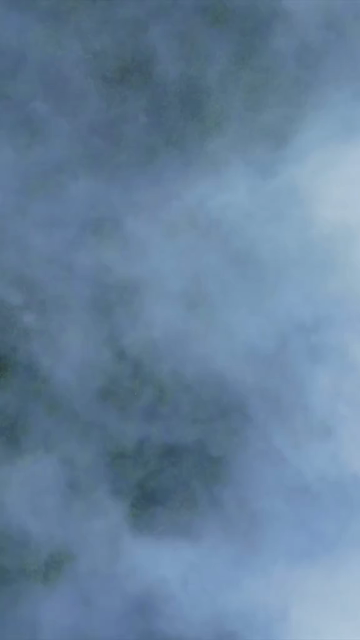 Vertical Aerial View of Monsoon Clouds Over Meghalaya, India