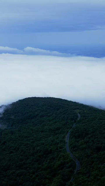 Vertical Aerial View of Monsoon Clouds Over Meghalaya, India