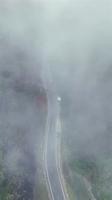 Vertical Aerial View of Scenic Mountain Roads and Tea Plantations in Munnar Kerala India