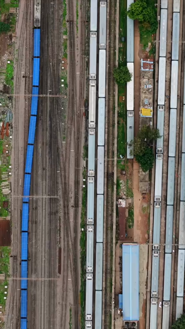 Vertical Aerial View of Raipur Railway Station