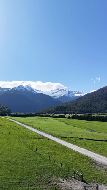 Vertical Aerial View of Rob Roy Glacier Valley New Zealand