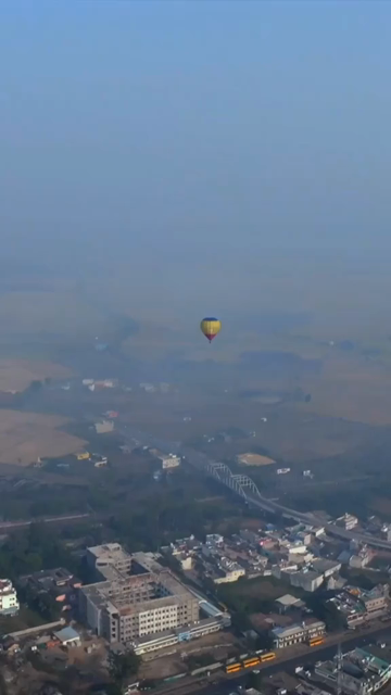 Vertical Aerial View of Sanchi Stupa Madhya Pradesh