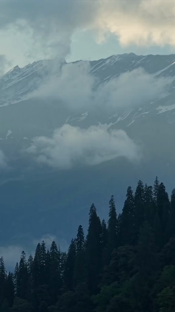 Vertical Aerial View of Solang Valley Manali Himachal Pradesh
