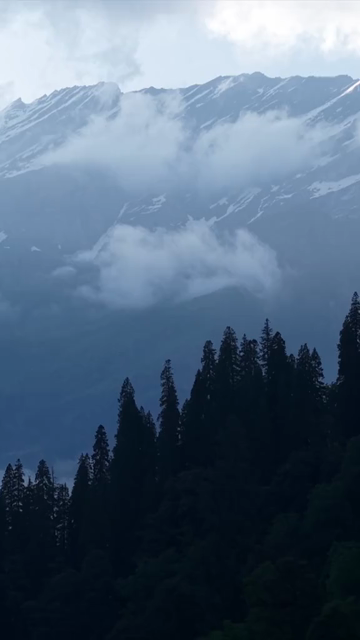 Vertical Aerial View of Solang Valley Manali Himachal Pradesh
