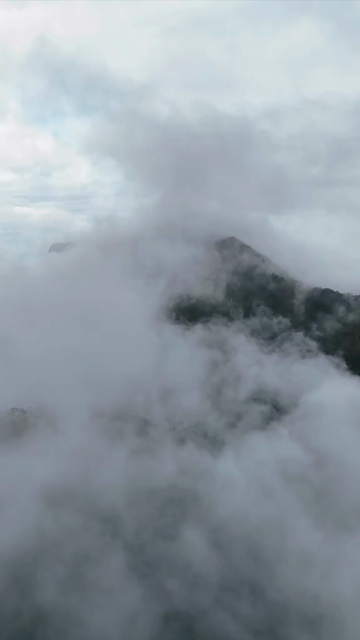 Vertical Aerial View of Top Station Mountain Peak in Munnar Kerala India