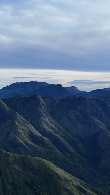 Vertical Aerial View of Top Station Mountain Peak in Munnar Kerala India