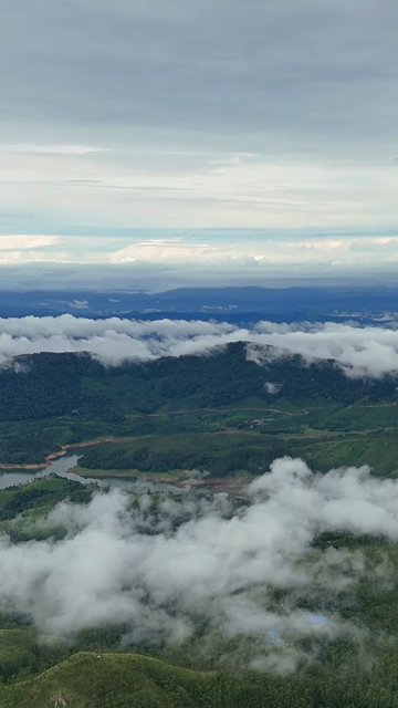 Vertical Aerial View of Top Station Mountain Peak in Munnar Kerala India