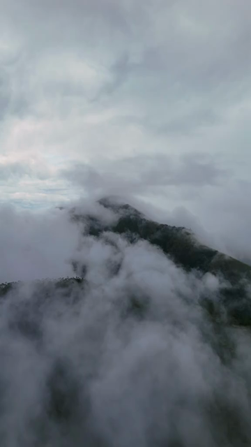 Vertical Aerial View of Top Station Mountain Peak in Munnar Kerala India