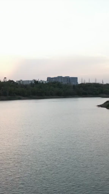 Vertical Aerial View of Upper Lake Bhojtal Bhopal