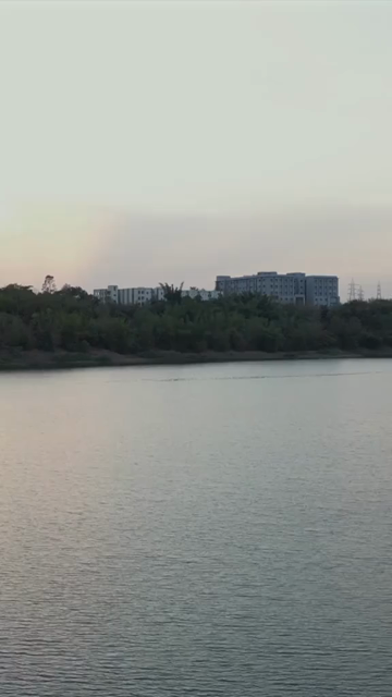 Vertical Aerial View of Upper Lake Bhojtal Bhopal