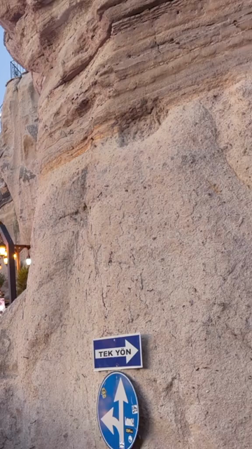 4th June 2026 : Vertical Night View of Street Cafes and Restaurants in Cappadocia Turkey