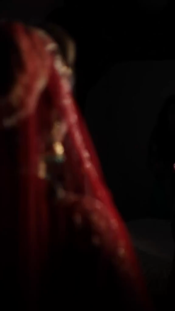 Vertical Portrait of Beautiful Indian Bride in Traditional Bridal Attire