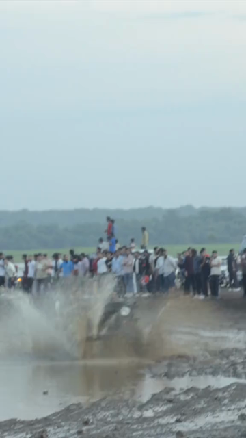 20th August 2026 : Vertical Shot of Bhopal Mud Rally at Kaliyasot Dam Madhya Pradesh India