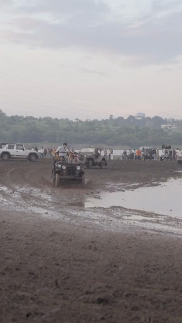 20th August 2026 : Vertical Shot of Bhopal Mud Rally at Kaliyasot Dam Madhya Pradesh India