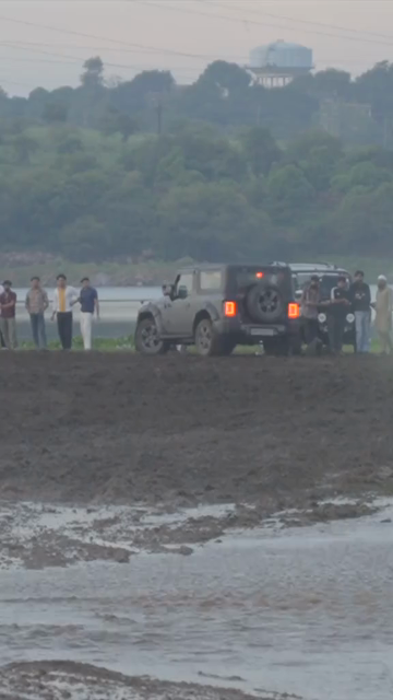 20th August 2026 : Vertical Shot of Bhopal Mud Rally at Kaliyasot Dam Madhya Pradesh India